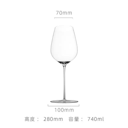 Ultra-Thin Crystal Wine Glasses – Elegant Glassware for Red & White Wine