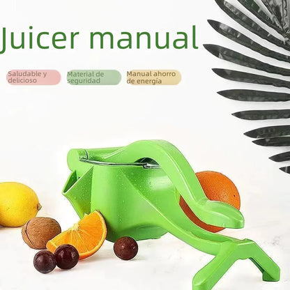 Manual Juicer – Compact Green Hand Press for Fresh Fruit & Veg Juice